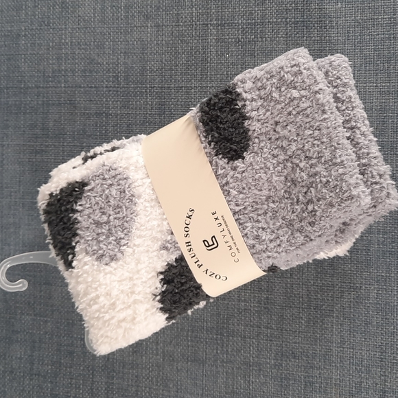 Cat Paw Foot Socks Sox Sock Fuzzy Soft Slipper Thick Warm Cozy Unisex Kids Child - Picture 2 of 4